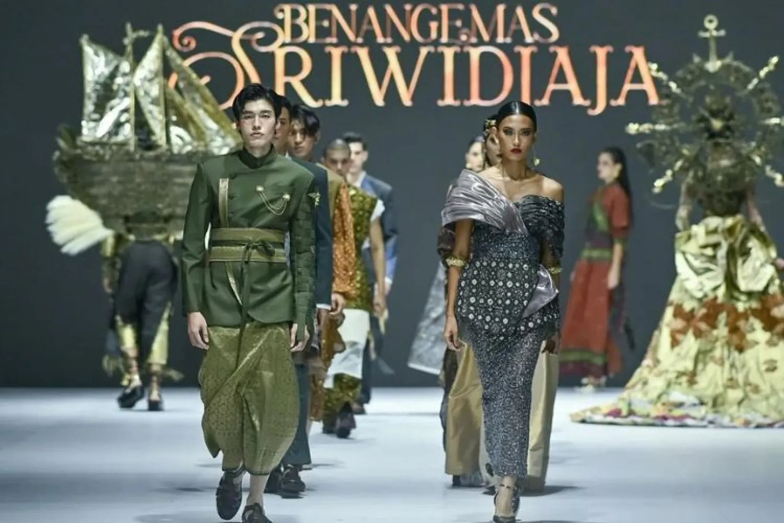 Karya Elegan Temma Prasetio & Maya Ratih dari Kain Songket Palembang