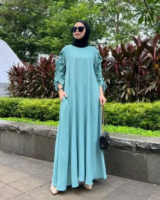 10 Variasi Ujung Lengan Baju Gamis, Fashionable dan Kekinian!