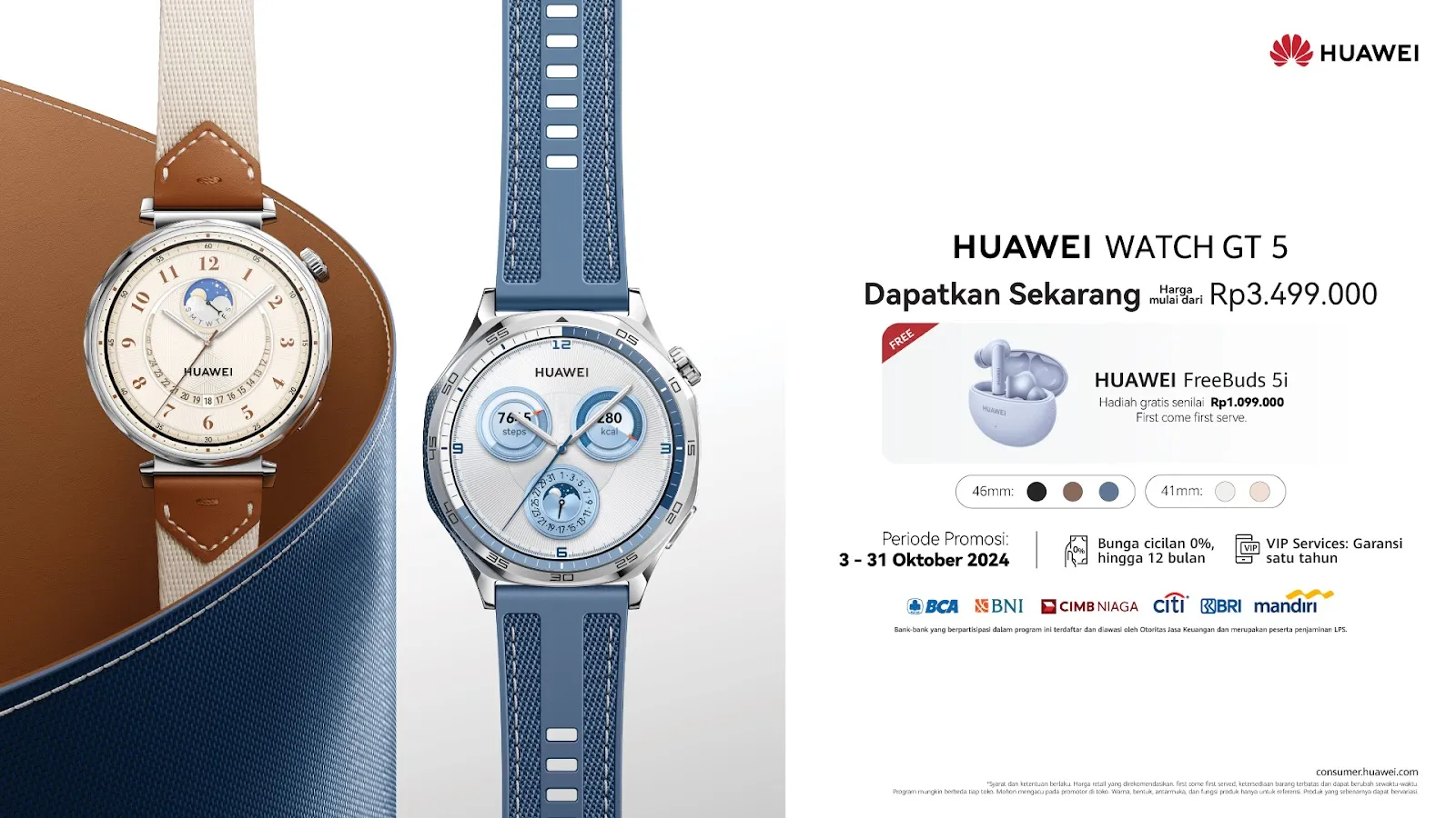 Nggak Cuma Fashionable, ini 5 Fitur Unggulan HUAWEI WATCH GT 5 Series