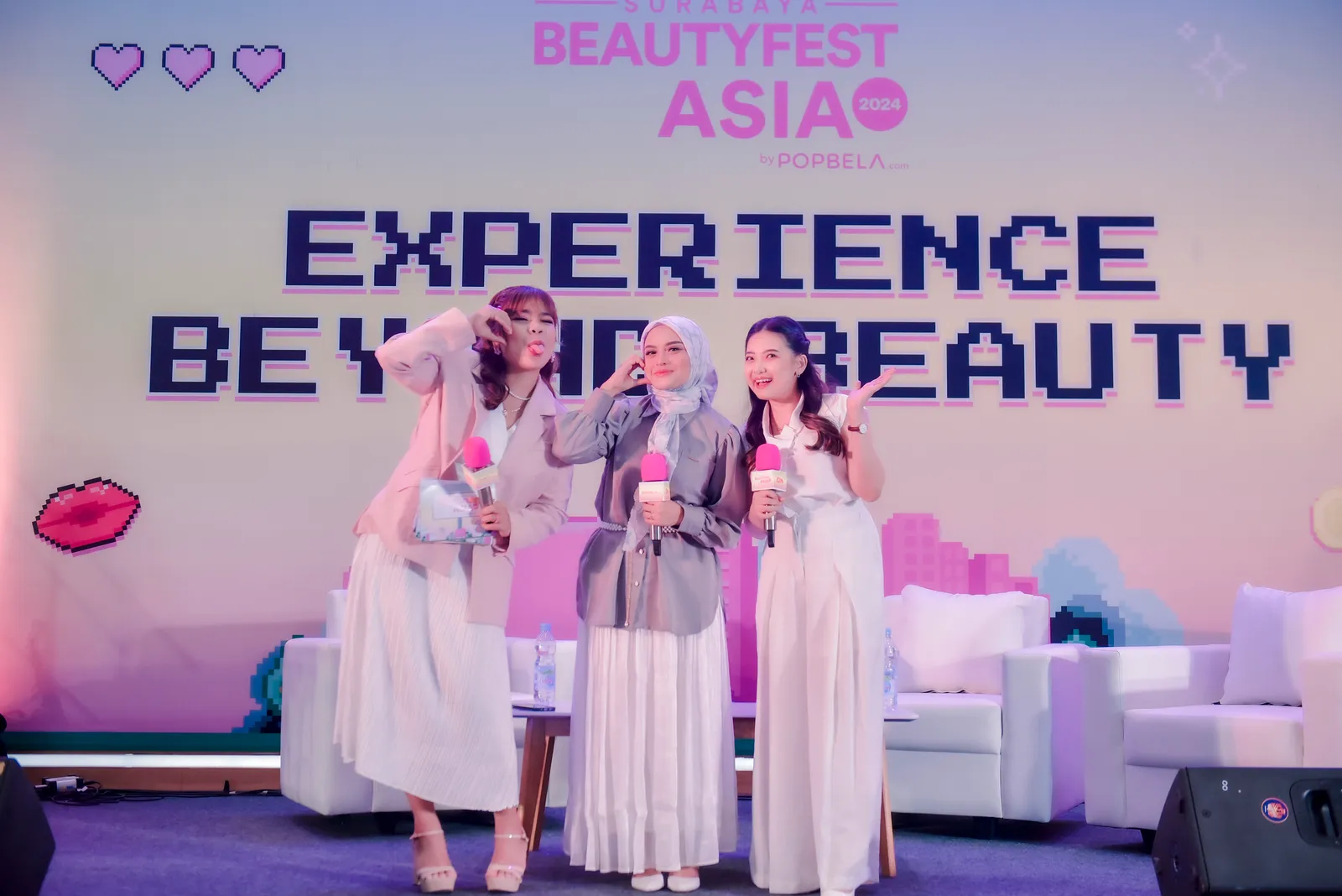 Deretan Gaya Modis di BeautyFest Asia Surabaya 2024 Hari Pertama