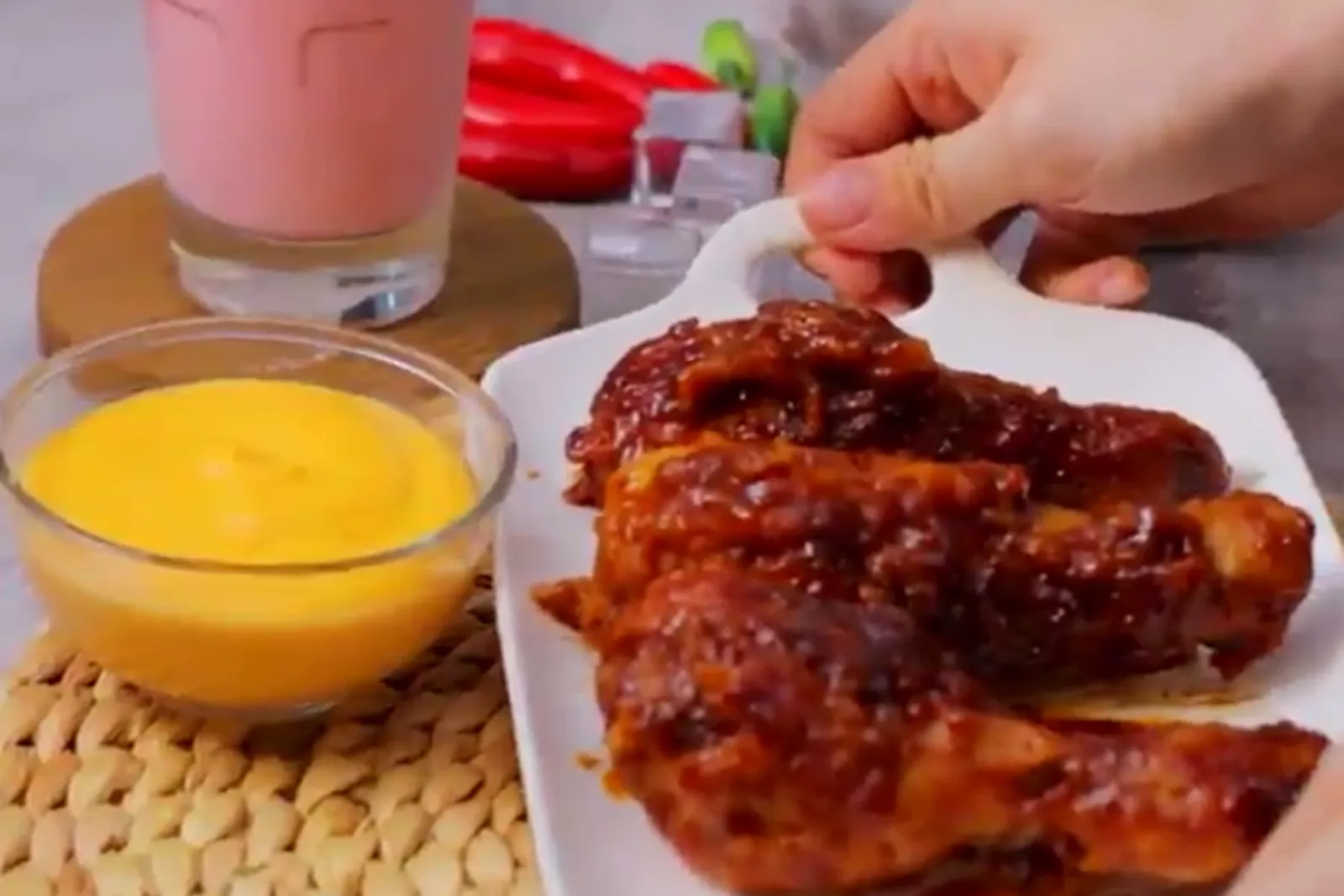 Resep Ayam Richeese Pedas Saus Keju a la Rumahan