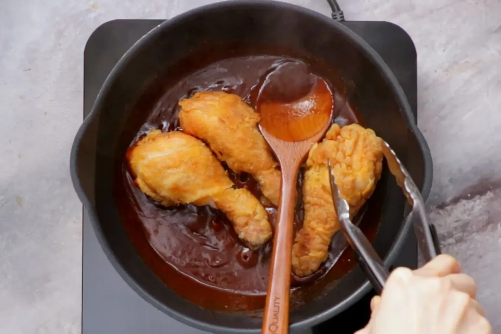 Resep Ayam Richeese Pedas Saus Keju a la Rumahan