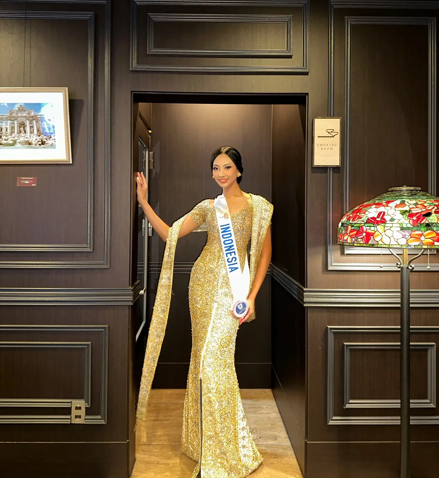 Gaya Anggun Sophie Kirana, Runner Up 4 Miss International 2024