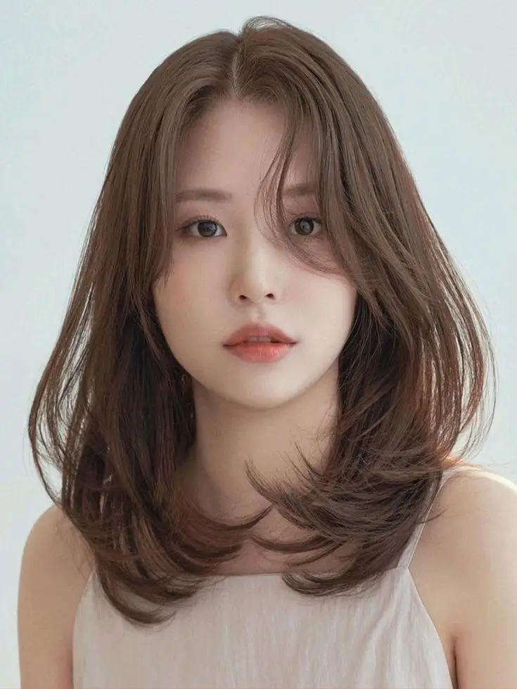 9 Model Rambut Wanita Korea untuk Wajah Bulat, Manis!