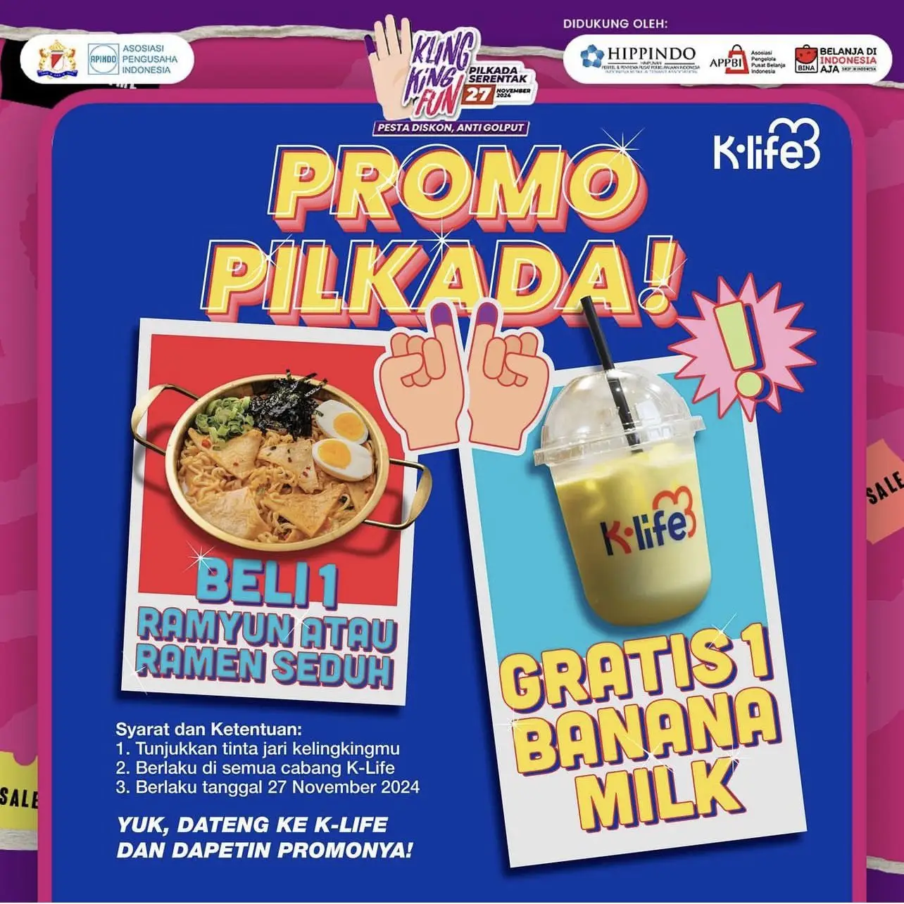 27 Promo Restoran yang Sambut Pilkada 2024, Buruan Serbu!