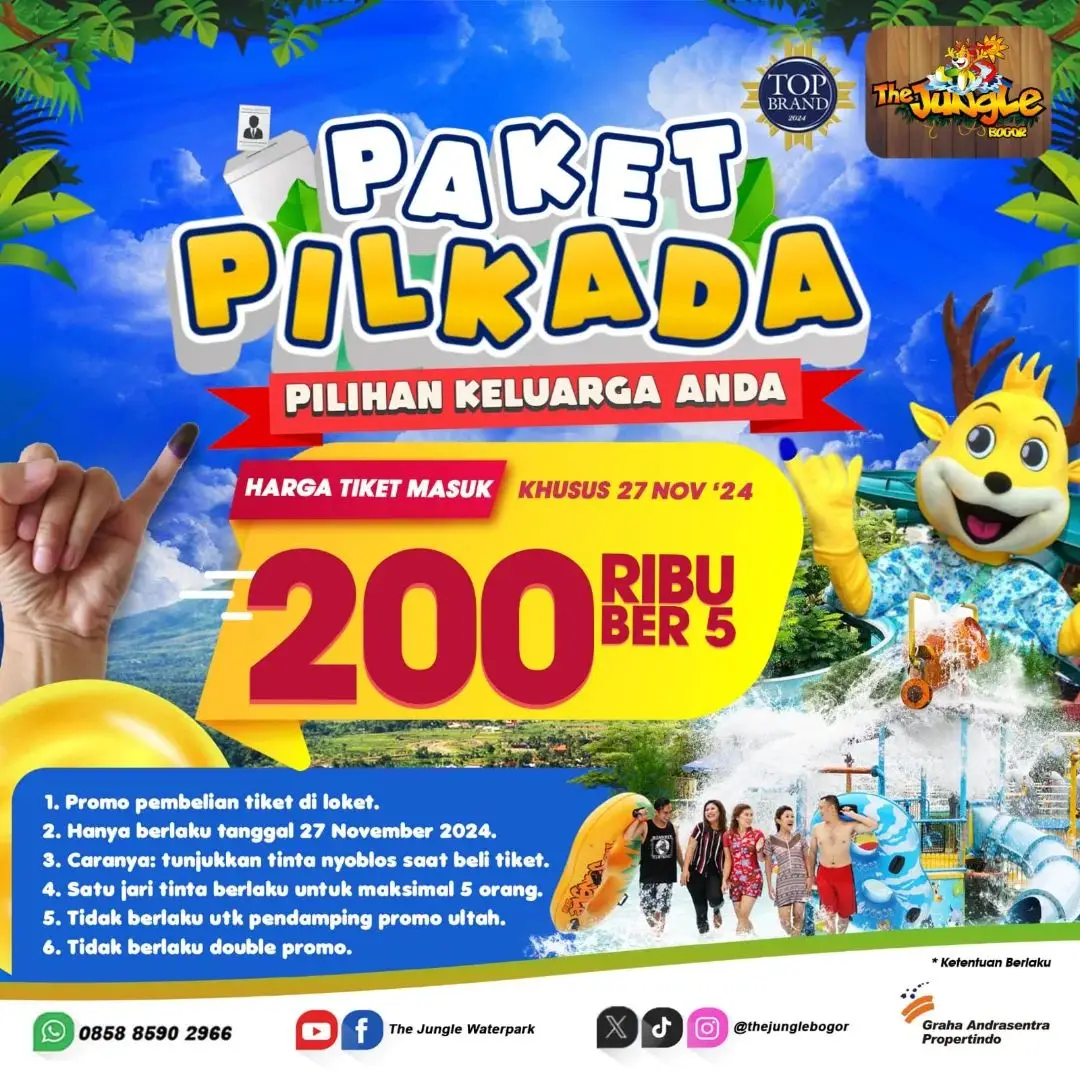 Promo Tempat Hiburan Hari Pilkada 2024, Yuk Nyoblos!