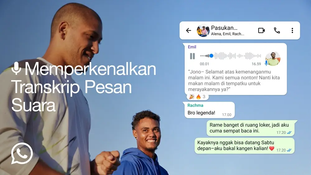 Begini Cara Transkrip Pesan Suara Menjadi Teks di WhatsApp