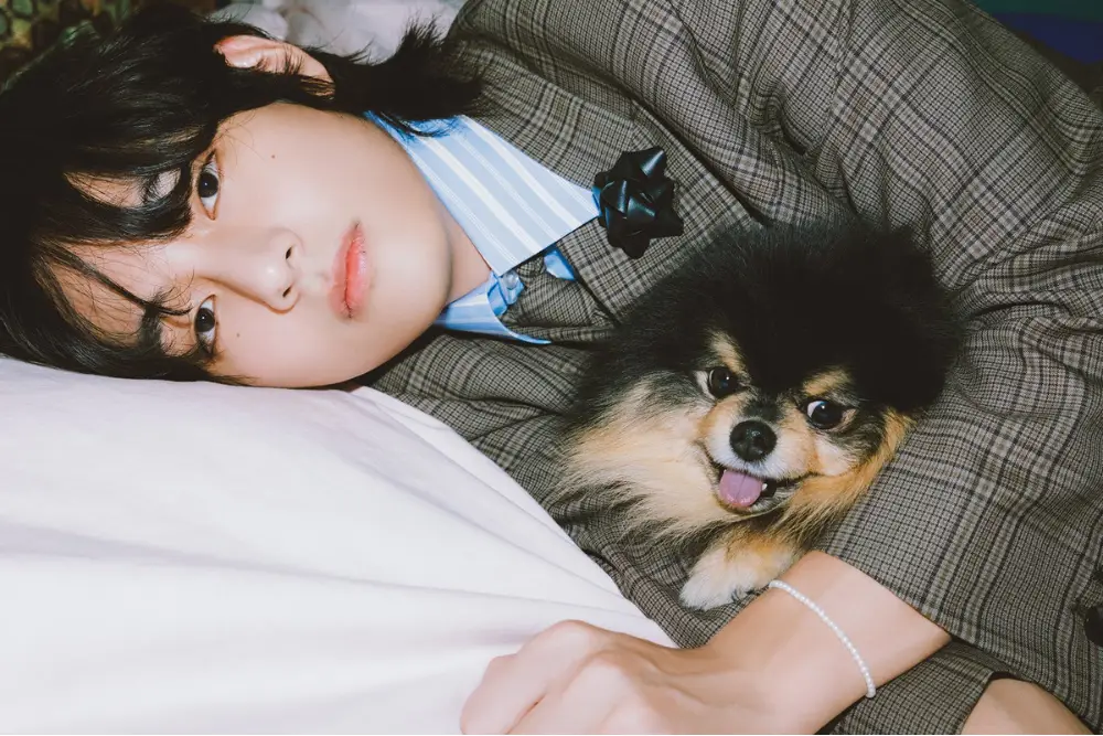 Potret Gemas Yeontan, Anjing Milik V 'BTS' yang Telah Meninggal Dunia