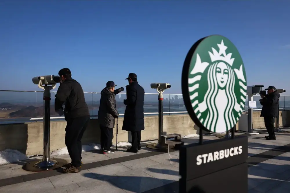 Starbucks Coffee Korea Co. Hadirkan Pemandangan Menghadap Korea Utara