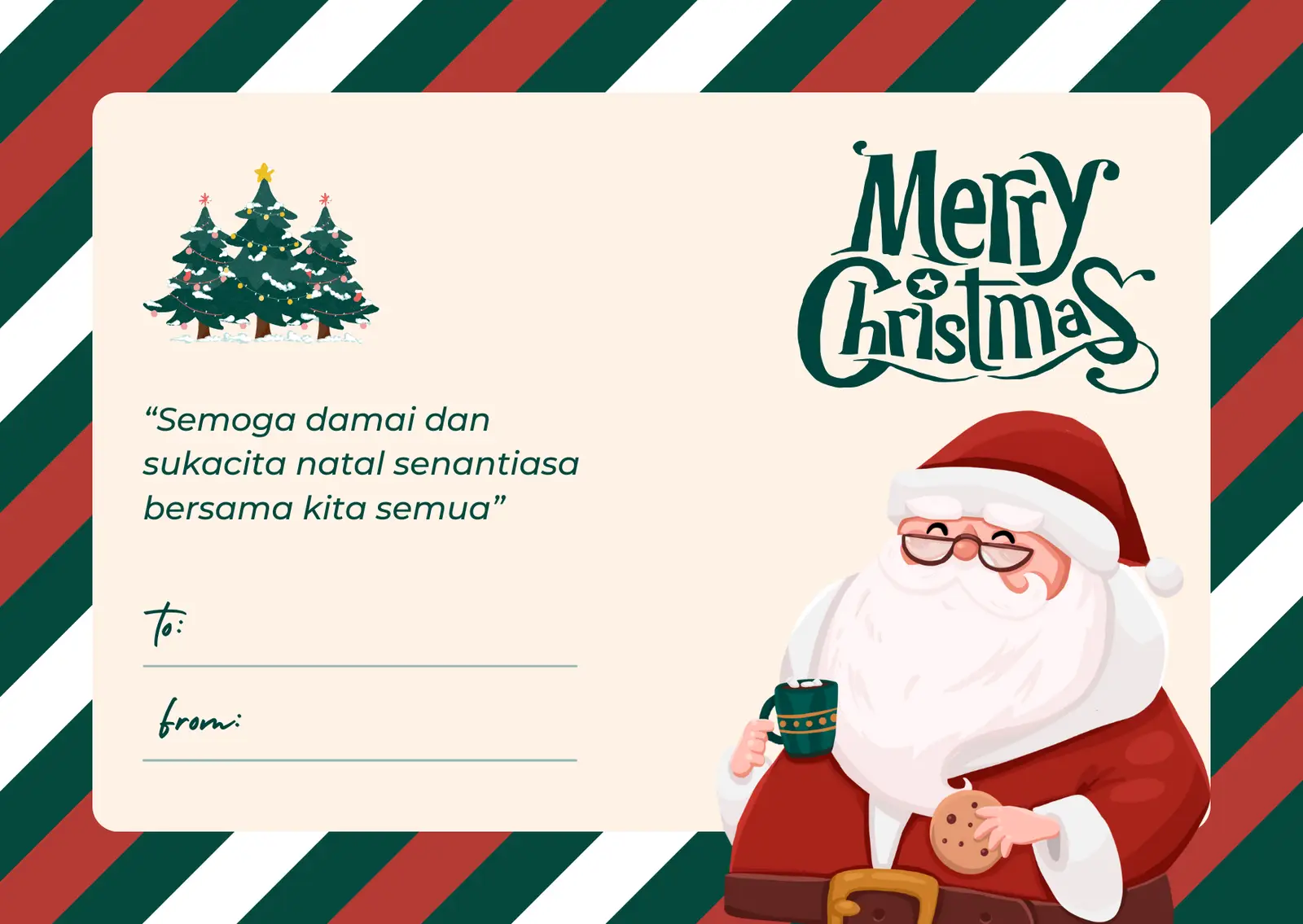 10 Desain Kartu Ucapan Natal dan Tahun Baru 2024