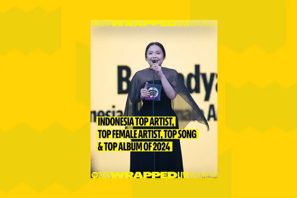 Daftar Pemenang Spotify Wrapped Live Indonesia 2024, Bernadya Juaranya