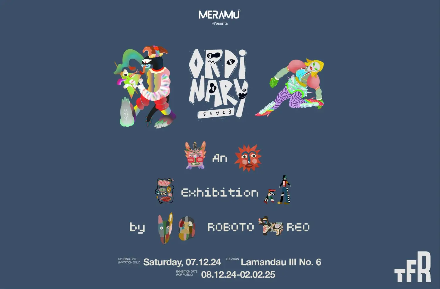 Meramu Gelar Art Exhibition Karya Roboto Reo Bertajuk "Ordinary Space"