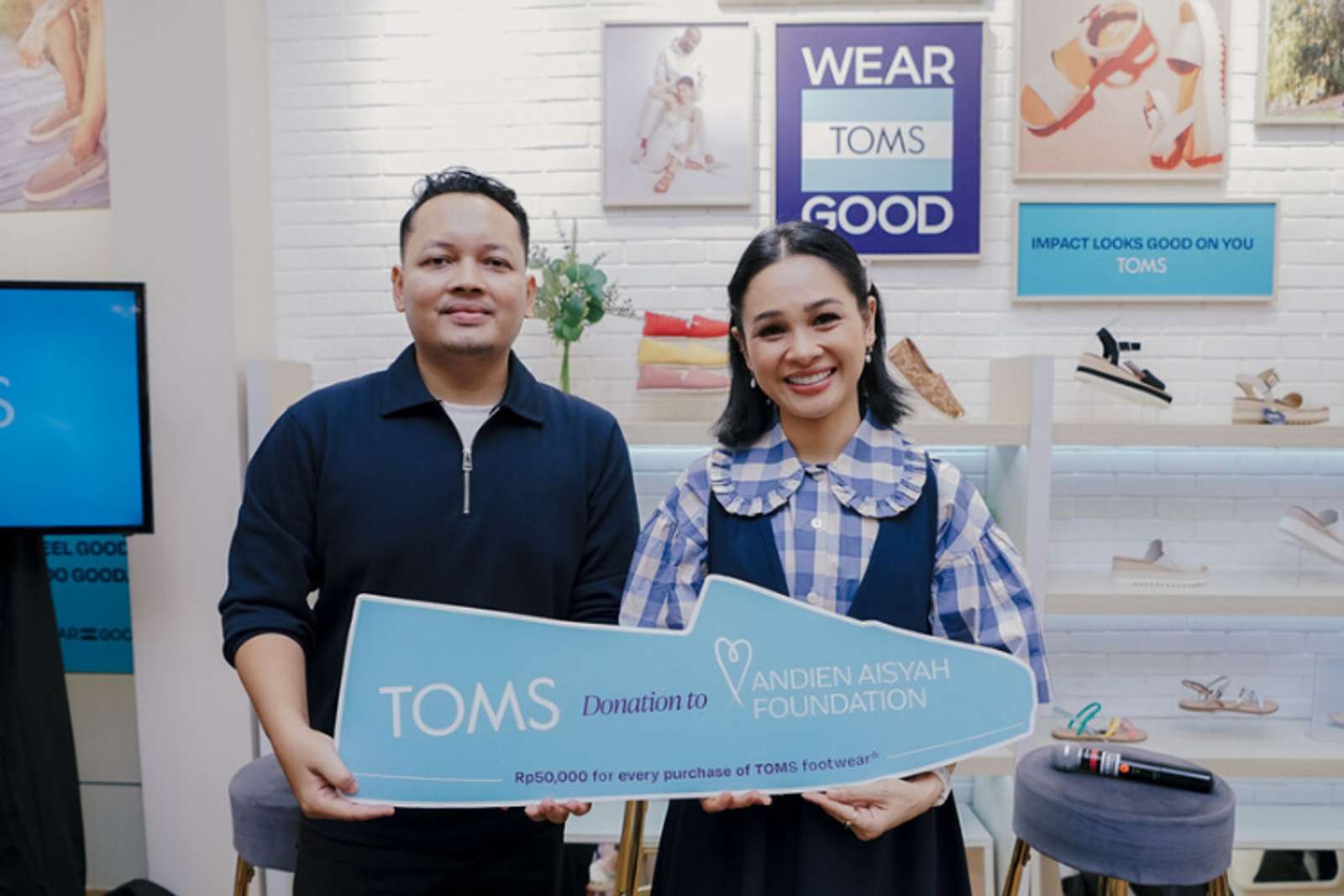 TOMS Indonesia Dukung Andien Aisyah Foundation Bangun Komunitas Kuat