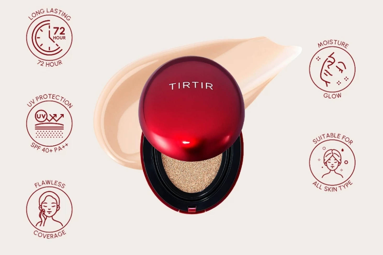 6 Shade TIRTIR Cushion untuk Kulit Sawo Matang yang Natural 