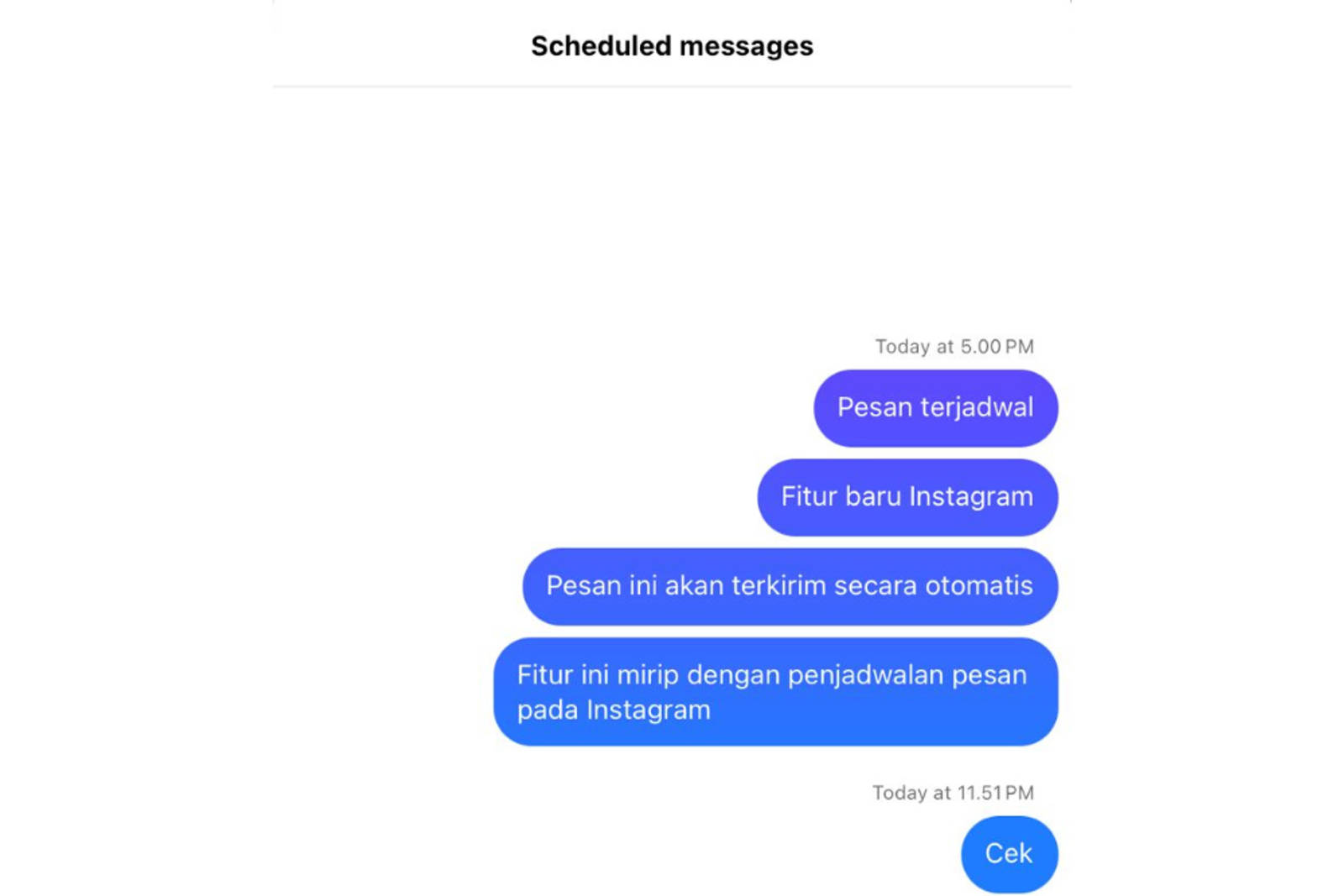 Cara Menjadwalkan DM Instagram, Fitur Baru Mirip Gmail