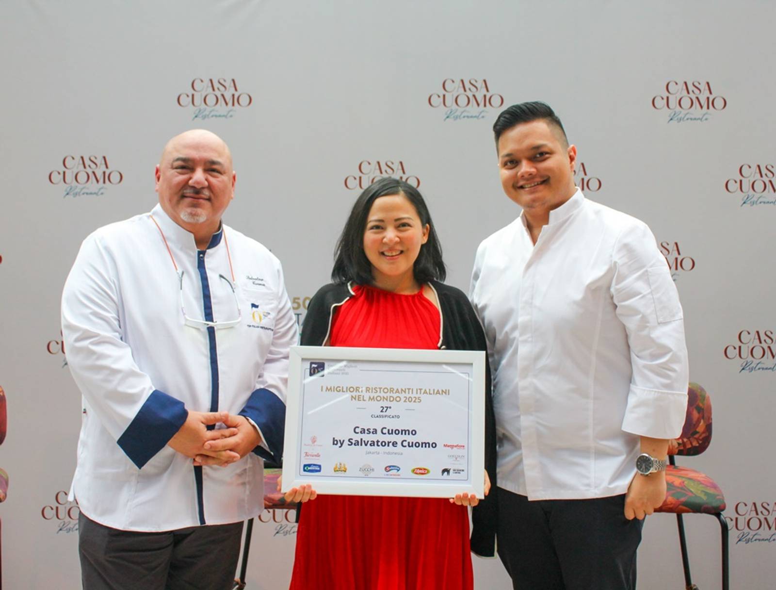 CASA CUOMO Ristorante & Lounge Raih Penghargaan Internasional