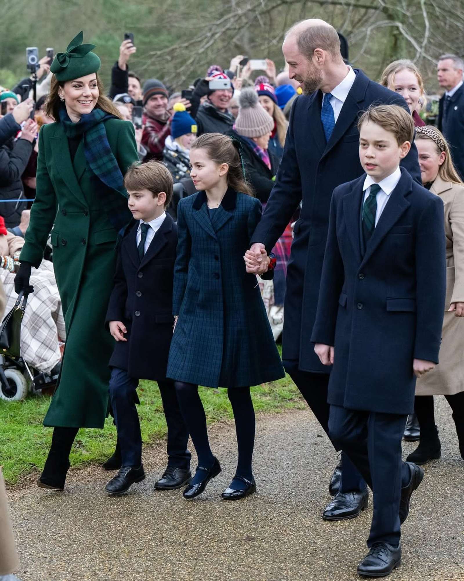 Gaya Kate Middleton dan Royal Family saat Natal 2024 di Sandringham