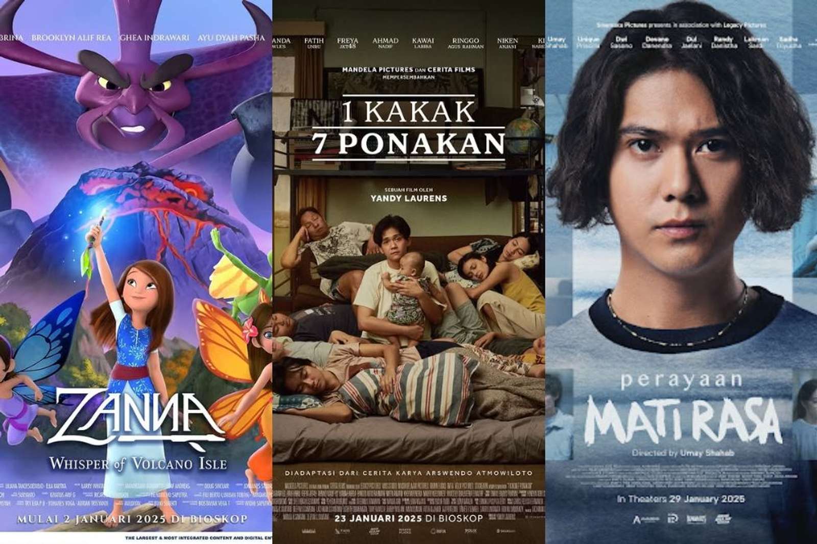 Siap-siap, Ini Daftar Film Indonesia yang Akan Tayang di 2025