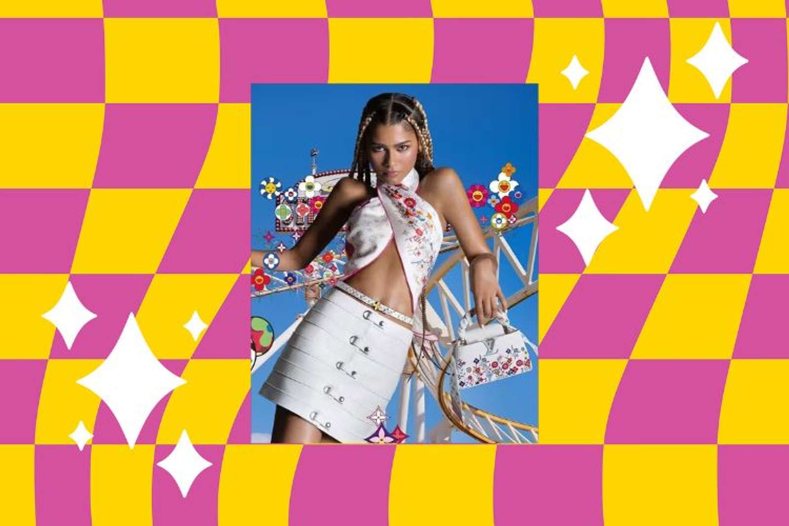 Zendaya Jadi Wajah Campaign Koleksi Louis Vuitton x Takashi Murakami