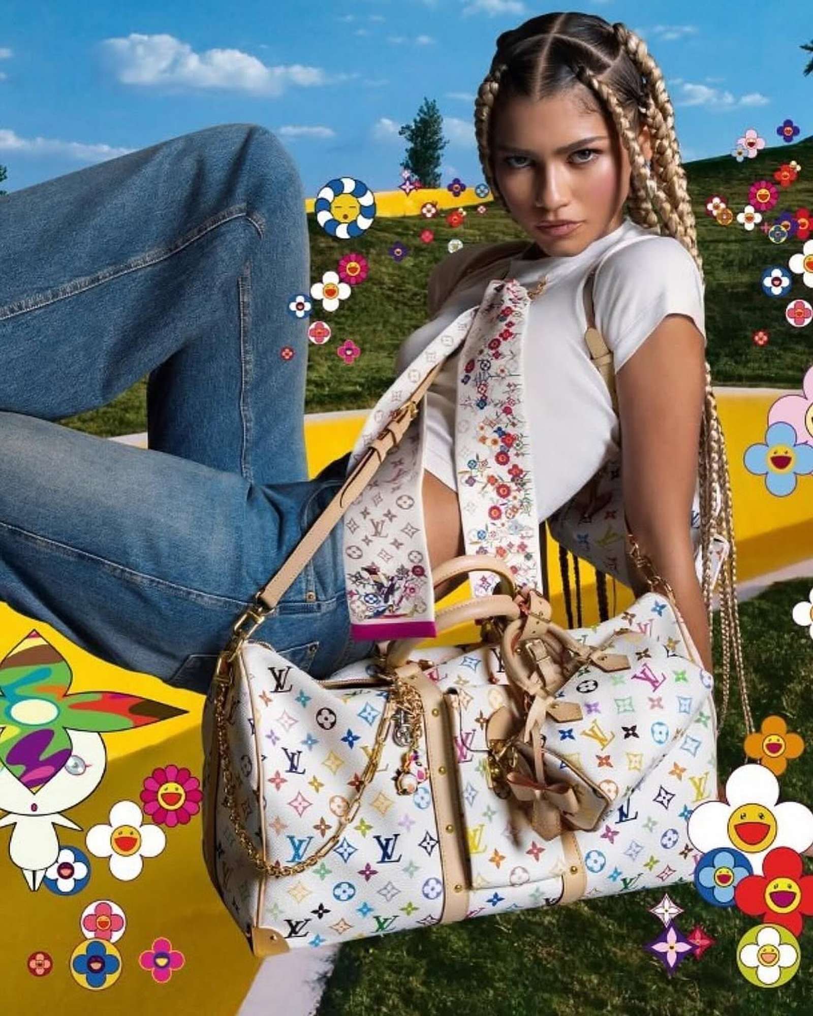 Zendaya Jadi Wajah Campaign Koleksi Louis Vuitton x Takashi Murakami