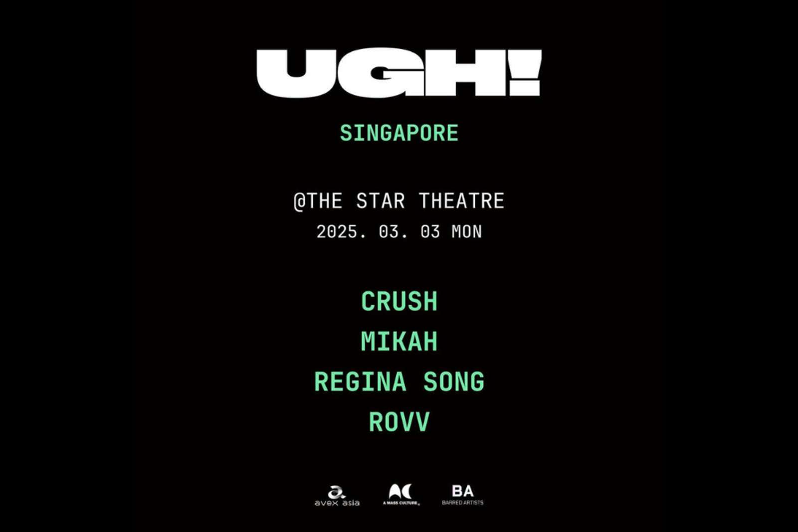 Be Ready! Festival Musik 'UGH!' Siap Mengguncang Singapura