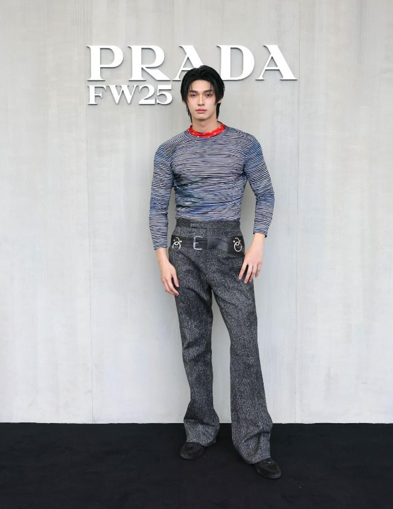 Deretan Gaya Kece Seleb di Prada Menswear Fall/Winter 2025