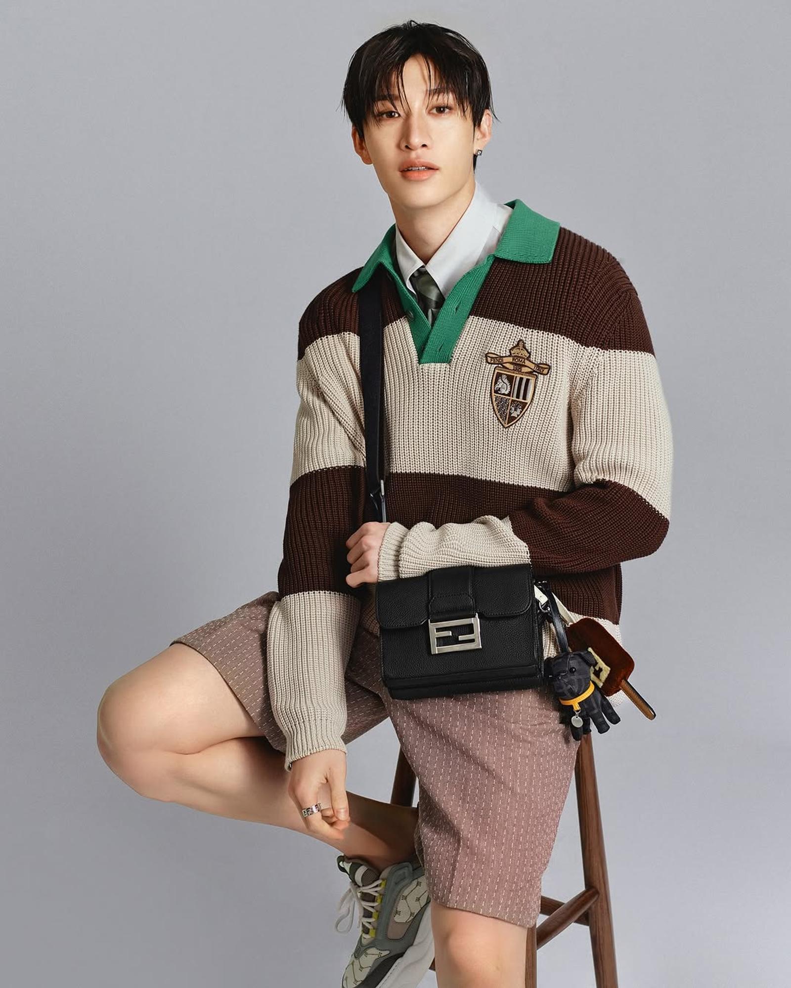 Fendi Gandeng Bang Chan 'Stray Kids' Jadi Ambassador Baru