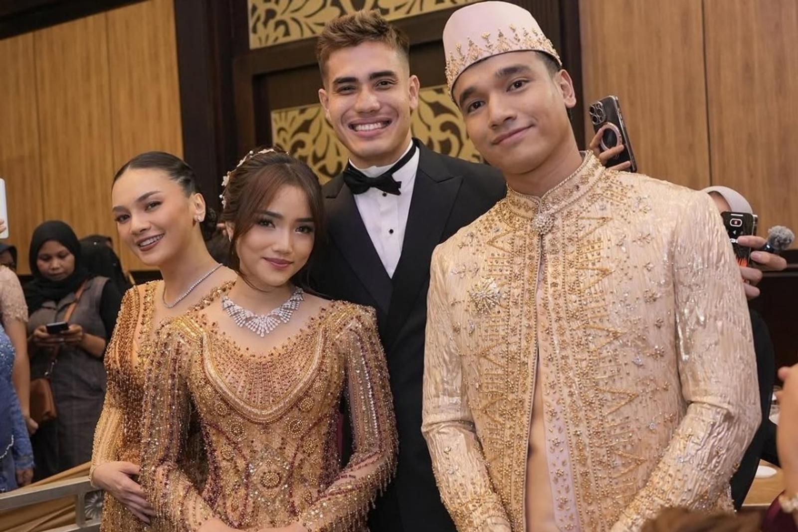 7 Potret Artis di Pernikahan Frans Faisal dan Indah, Bertabur Bintang!