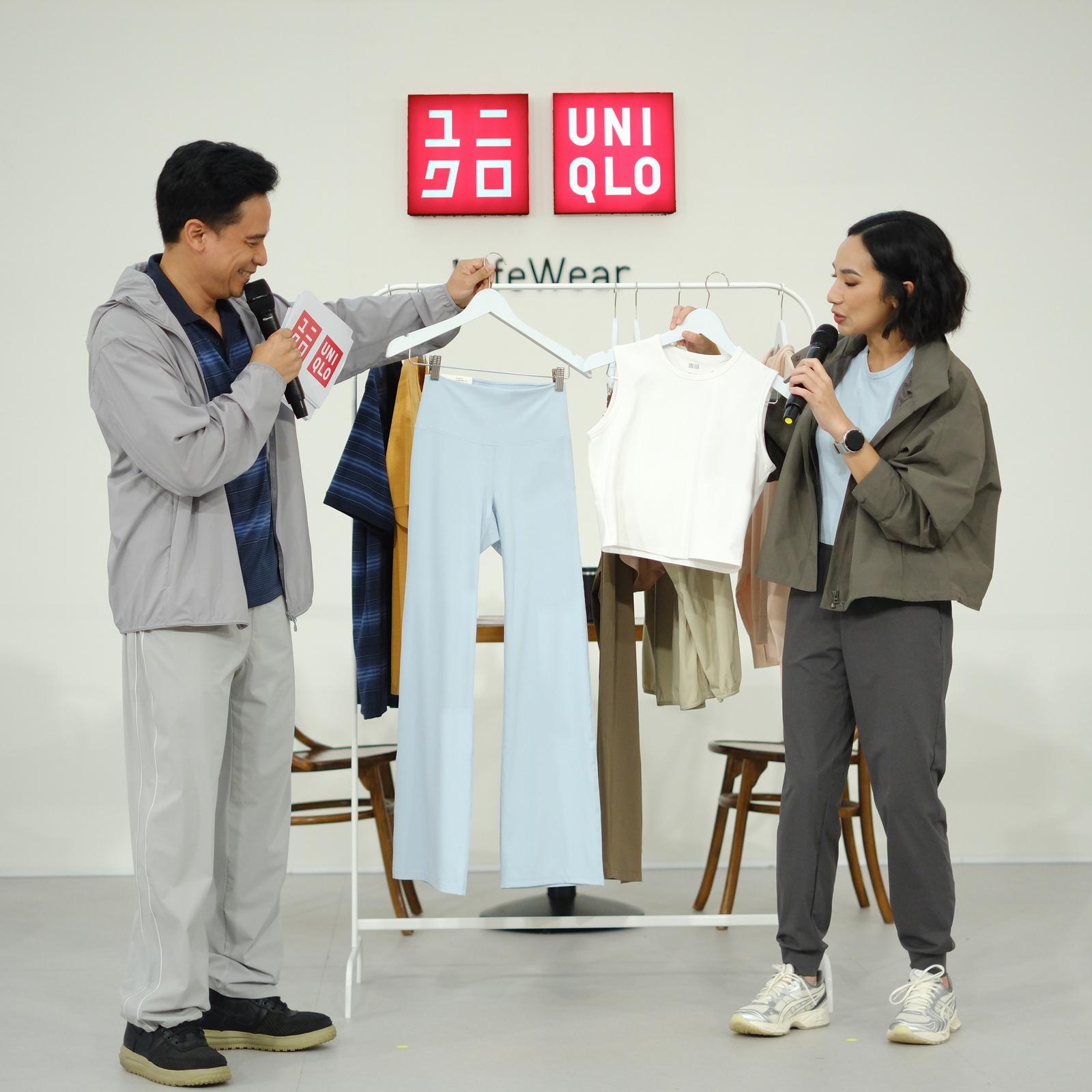 Enzy Storia & Ibnu Jamil Jadi Muses Sport Utility Wear UNIQLO