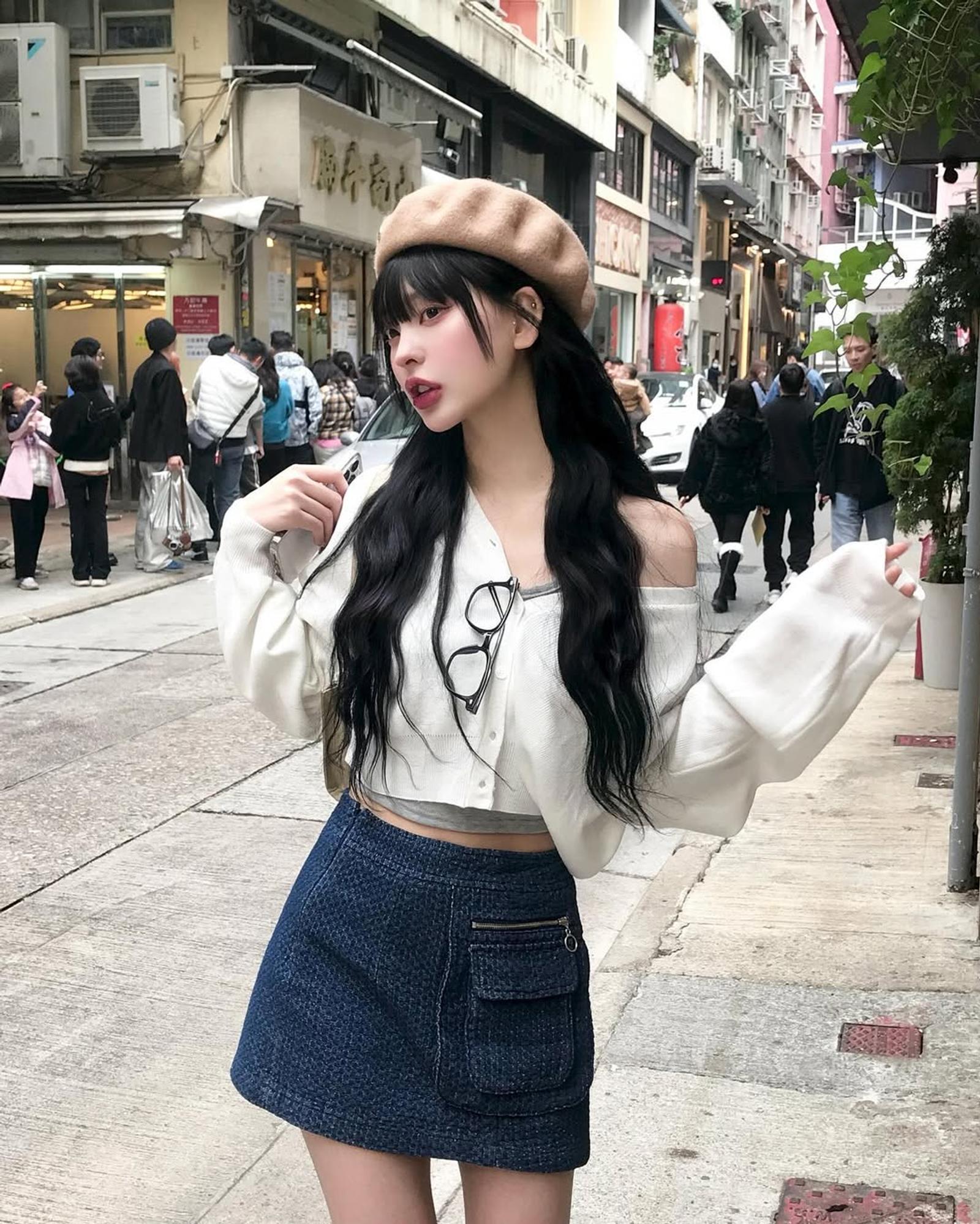 7 Ide Padu-padan Cardigan Korea Wanita Kekinian