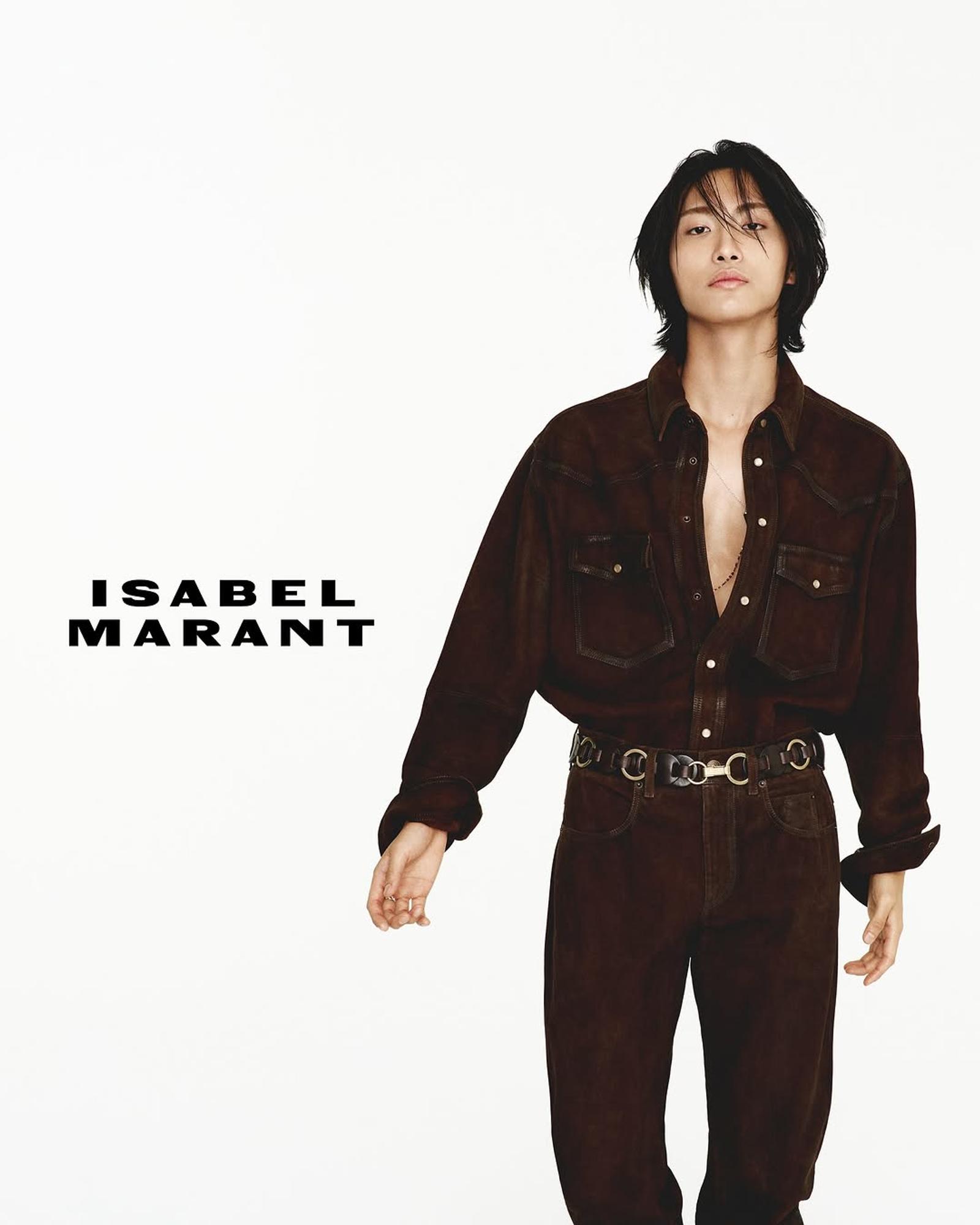 Seonghwa 'ATEEZ' & Kate Moss Jadi Wajah Campaign Isabel Marant  SS25 
