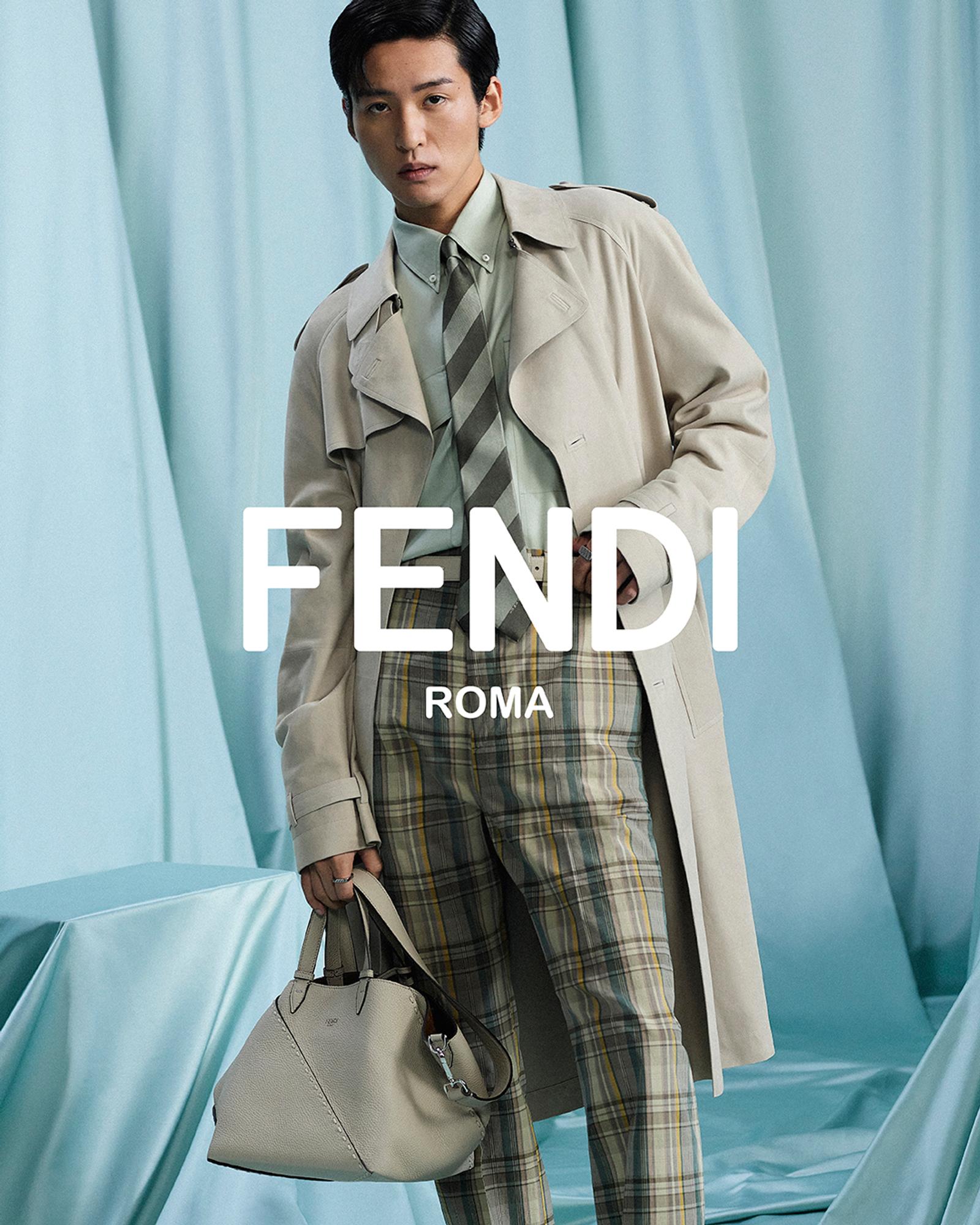 Ren Meguro sebagai Duta Fendi Bintangi Campaign Men's SS25 Terbaru
