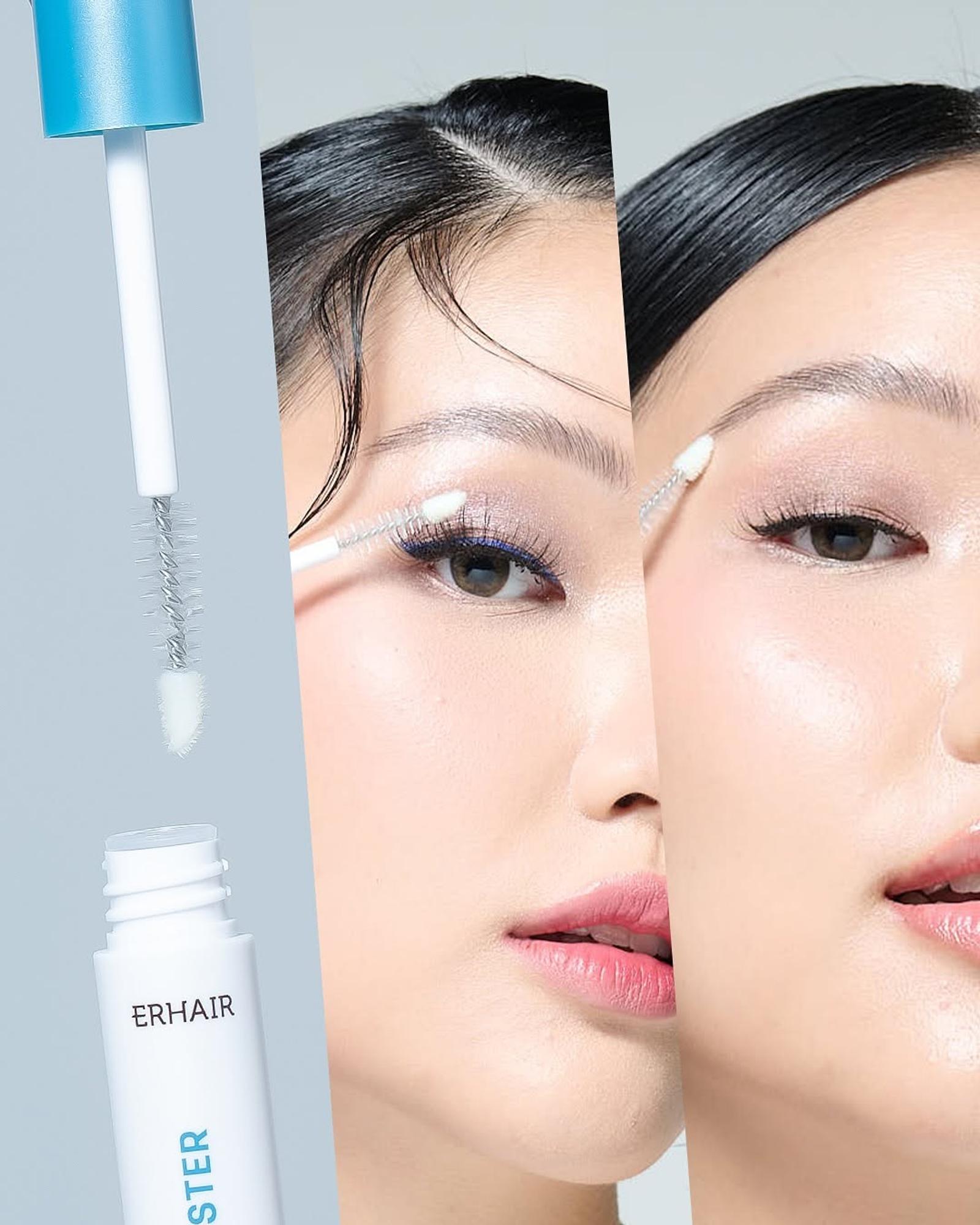 Erhair Lashbooster, Rahasia Bulu Mata dan Alis Lebih Panjang & Lebat 