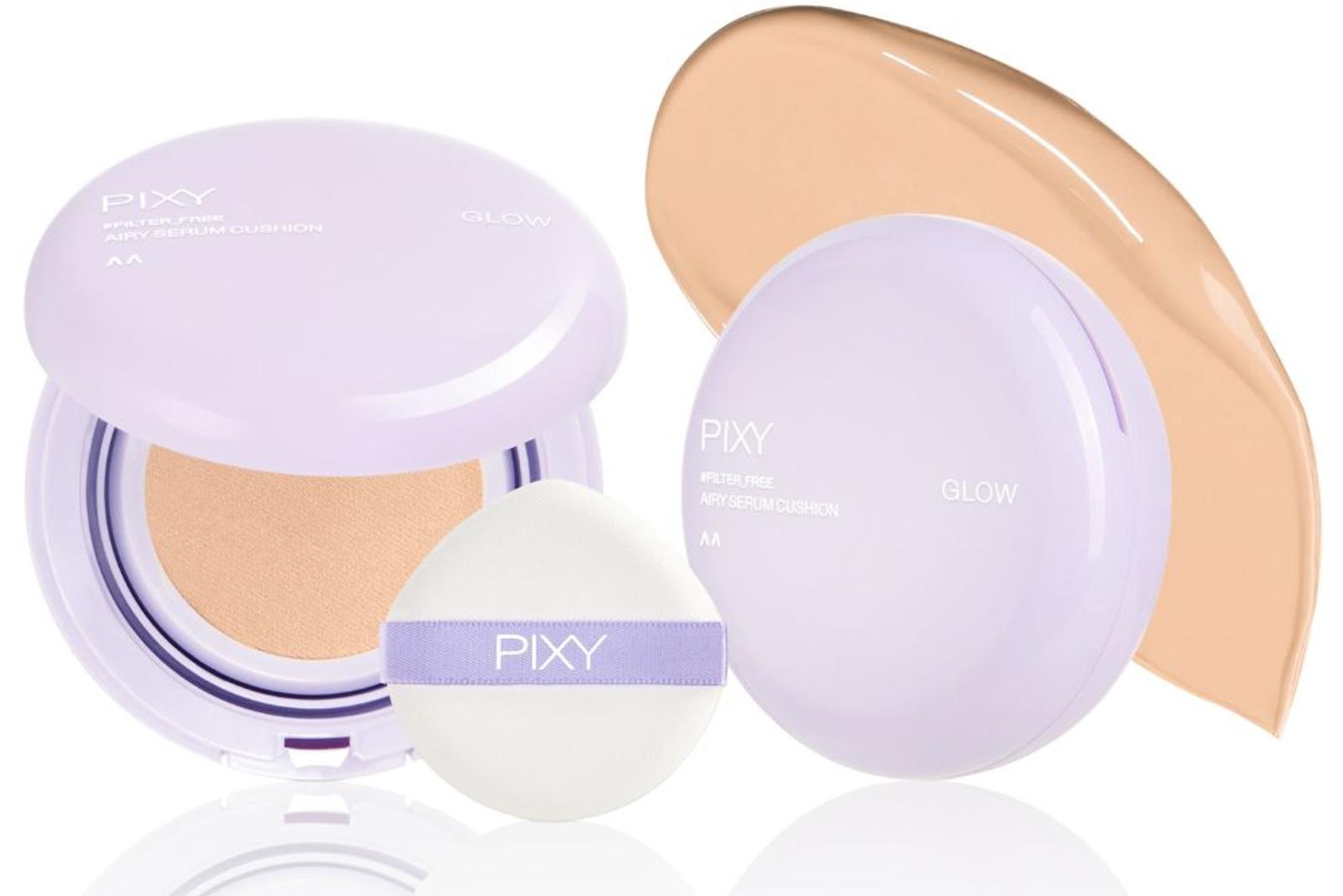 PIXY #Filter_Free Airy Serum Cushion Glow, Ringan dan Natural