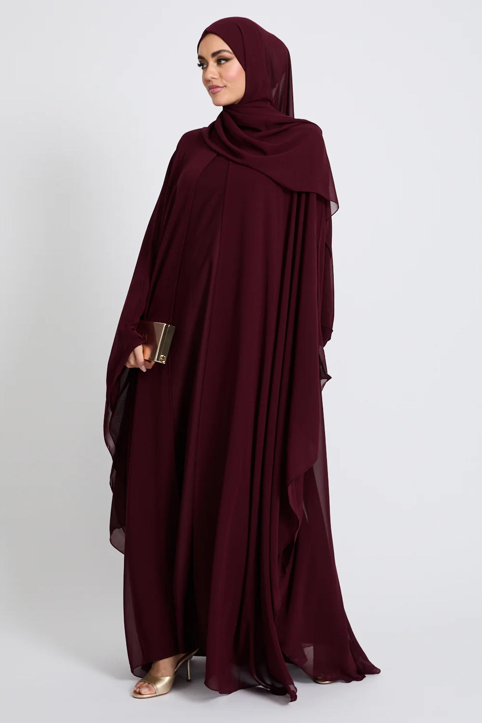 Model Gamis Burgundy yang Elegan, Cocok di Berbagai Kesempatan!