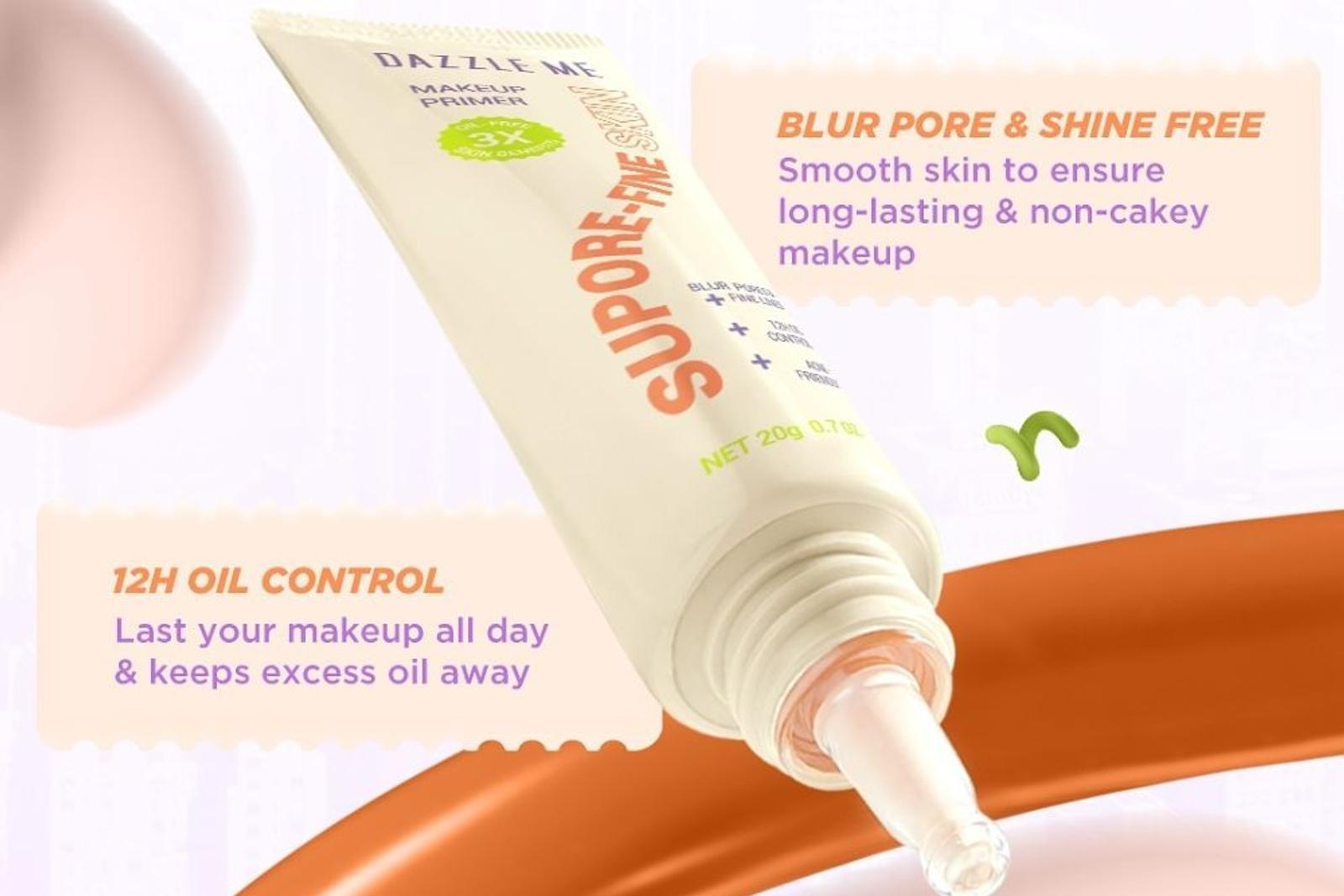 Dazzle Me Supore-Fine Skin Makeup Primer: Bikin Makeup Flawless 