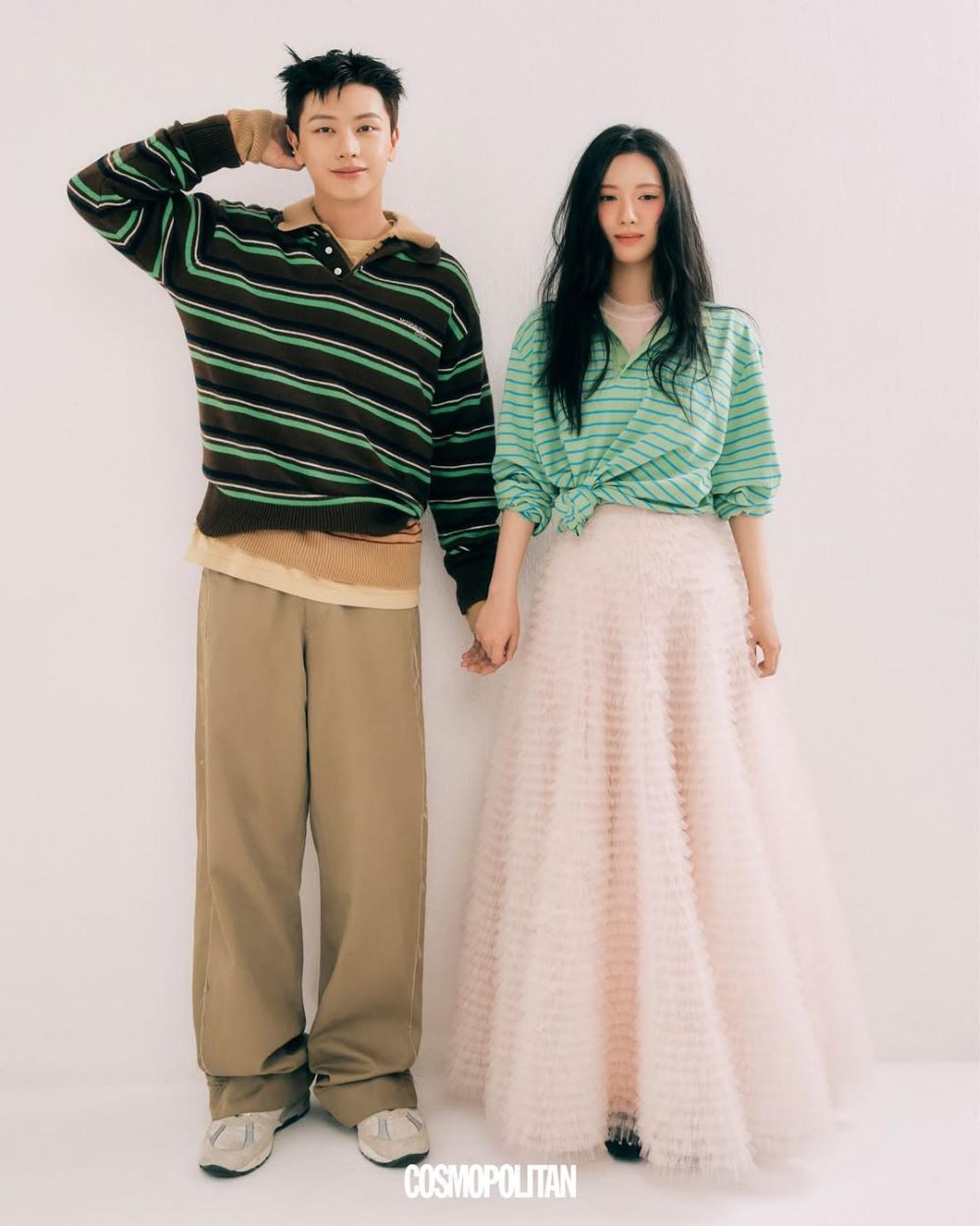 7 Potret Persahabatan Yook Sung Jae dan Bona ‘WJSN’ di Belakang Layar