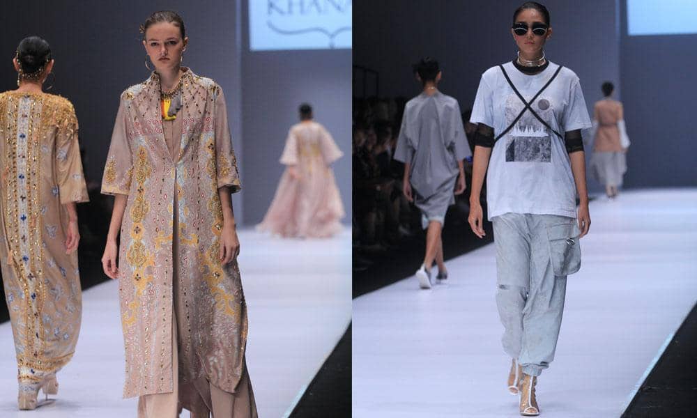 Khanaan Shamlan/photo by Fadhlih Septiashari for Popbela.com (left). Sav Lavin/photo by Fadhlih Septiashari for Popbela.com (right)