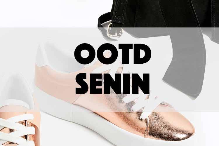 Tampil Super Chic dan Edgy dengan Mix and Match Metallic Sneakers di Hari Senin