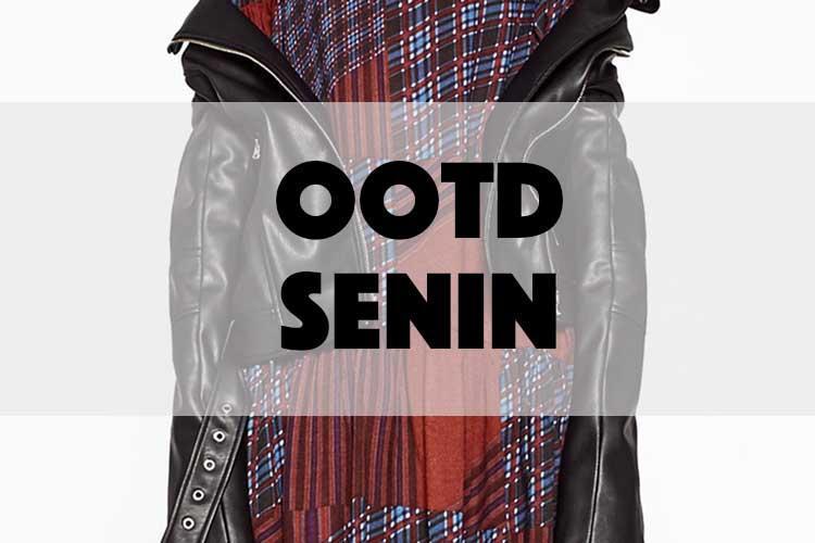 Berikan Kesan Edgy Pada Outfit dengan Leather Jacket di Hari Senin