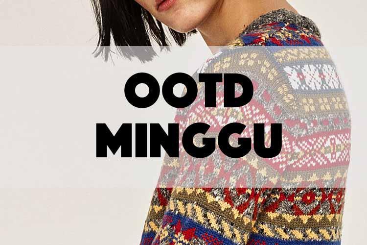 Meriahkan Suasana Natal dengan Mix and Match Pattern Sweater di Hari Minggu