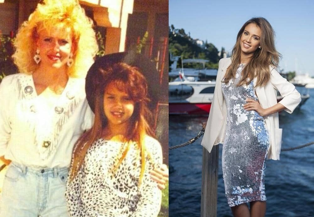 sumber: Pinterest / Jessica Alba (kiri), www.celebmafia.com (kanan)