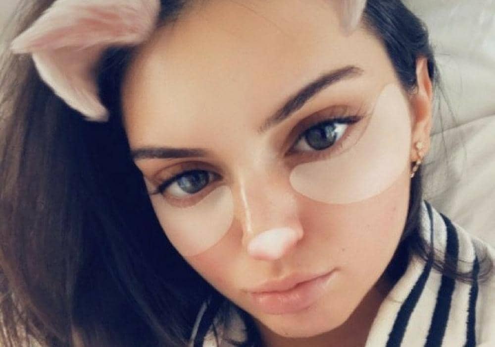 via snapchat/@kendalljenner