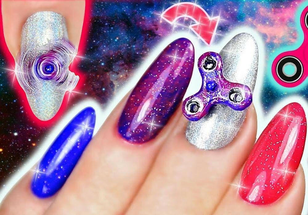 Keren! Ternyata Fidget Spinner Bisa Jadi Inspirasi Nail Art
