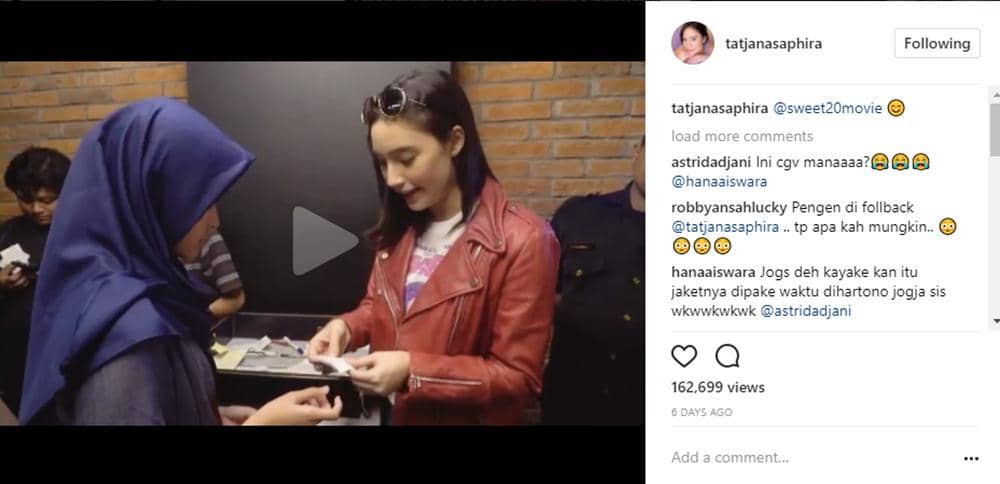 Instagram @tatjanasaphira