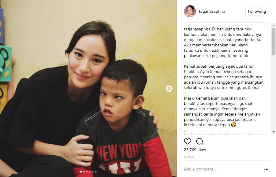 Instagram @tatjanasaphira