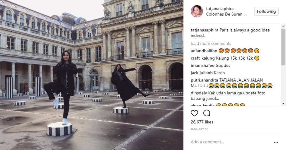 Instagram @tatjanasaphira