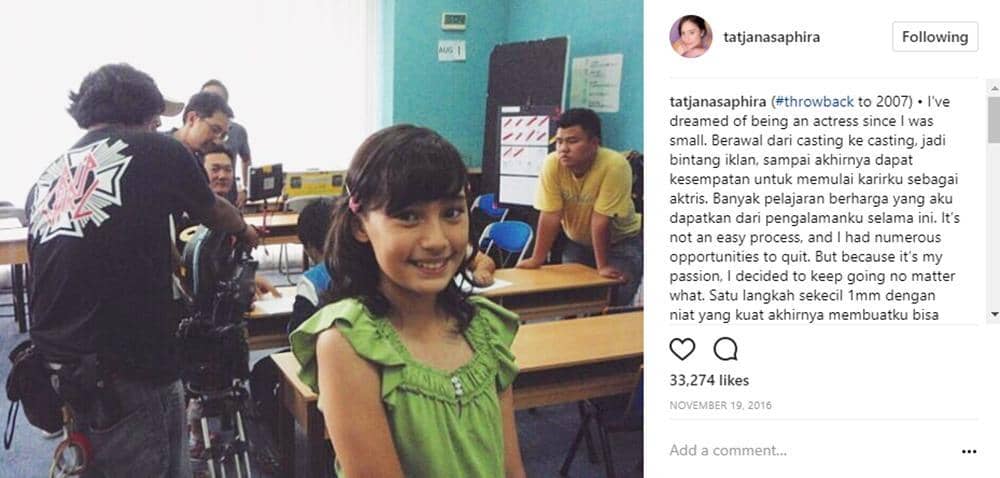 Instagram @tatjanasaphira