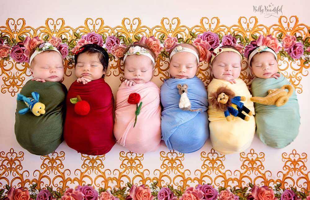 Foto-foto Bayi yang Didandani a la Putri Disney, Gemesin Banget!