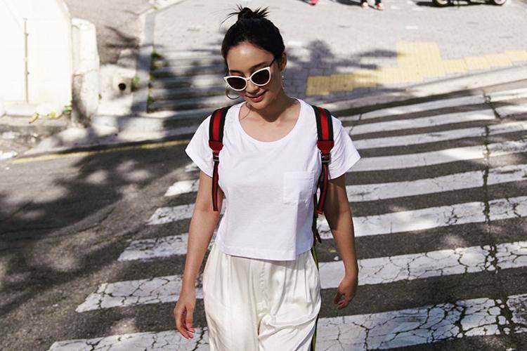 #PopbelaOOTD: Jadi Backpacker, Tatjana Saphira Tampil Trendi